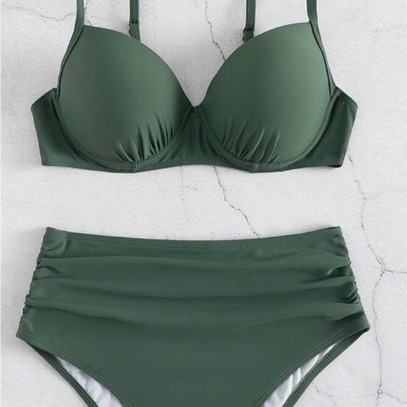 Shein high waisted swimsuit - size small. New with tags. Slightly padded top. - Picture 3 of 3